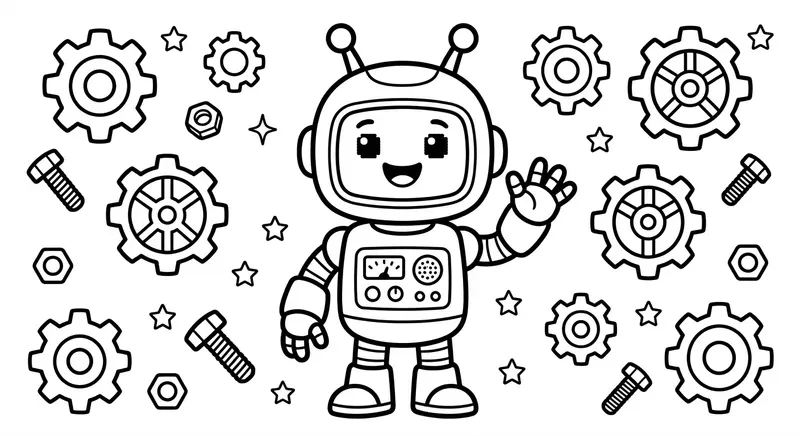 Cartoon Coloring Page Generator Kids