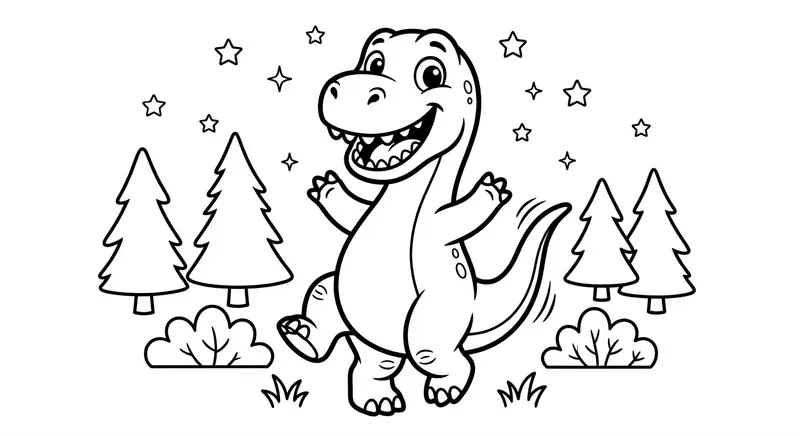 Cartoon Coloring Page Generator Kids