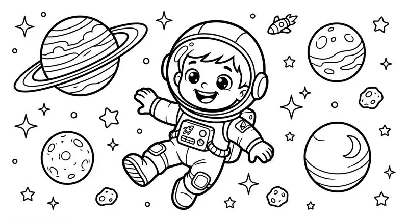 Cartoon Coloring Page Generator Kids