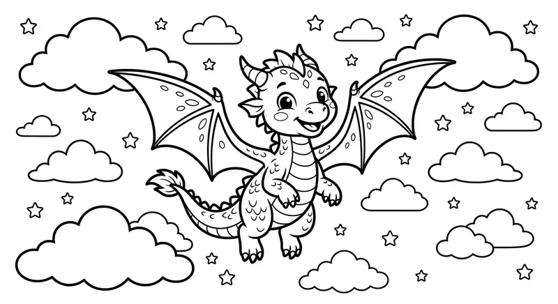 Cartoon Coloring Page Generator Kids