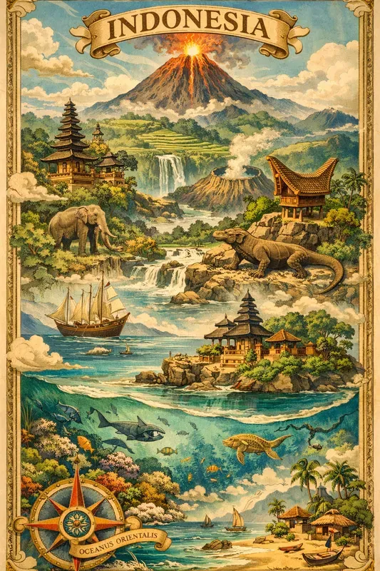 Fantasy Travel Map Posters