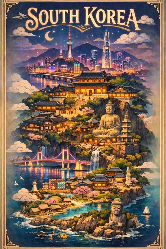 Fantasy Travel Map Posters