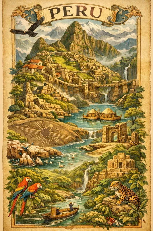 Fantasy Travel Map Posters