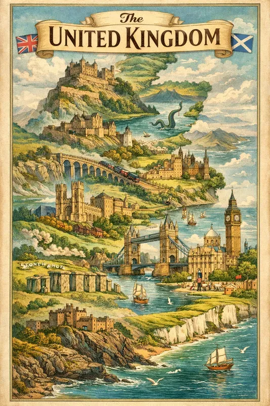 Fantasy Travel Map Posters