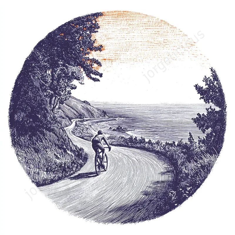 Circular Engraved Emblem Scenes