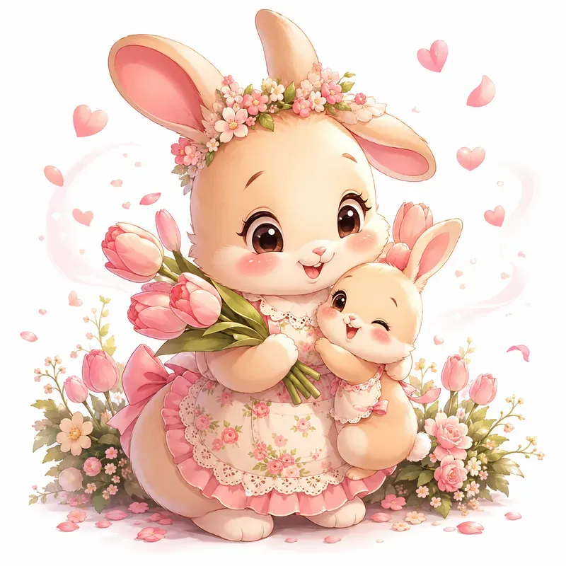 Whimsical Mothers Day Animals