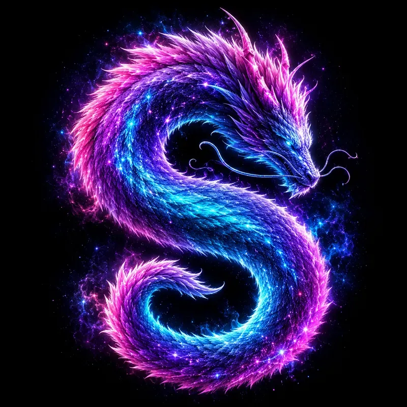 Furry Neon Mascot Lettermark Logos