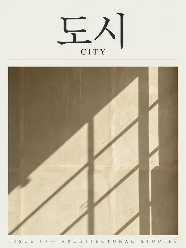 Cinematic Shadow Editorial Poster Makers