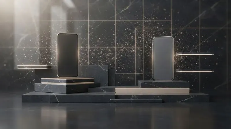 Mobile App UI Showcase Backgrounds