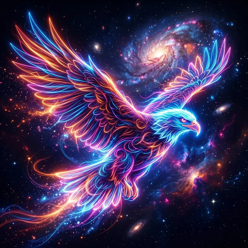 Neon Memorial Day Art