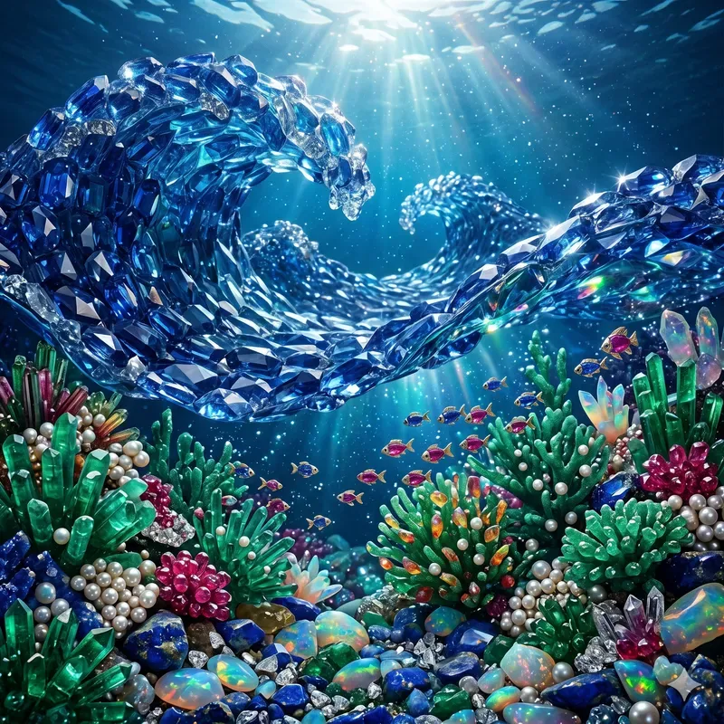 Oceans Forged From Precious Light
