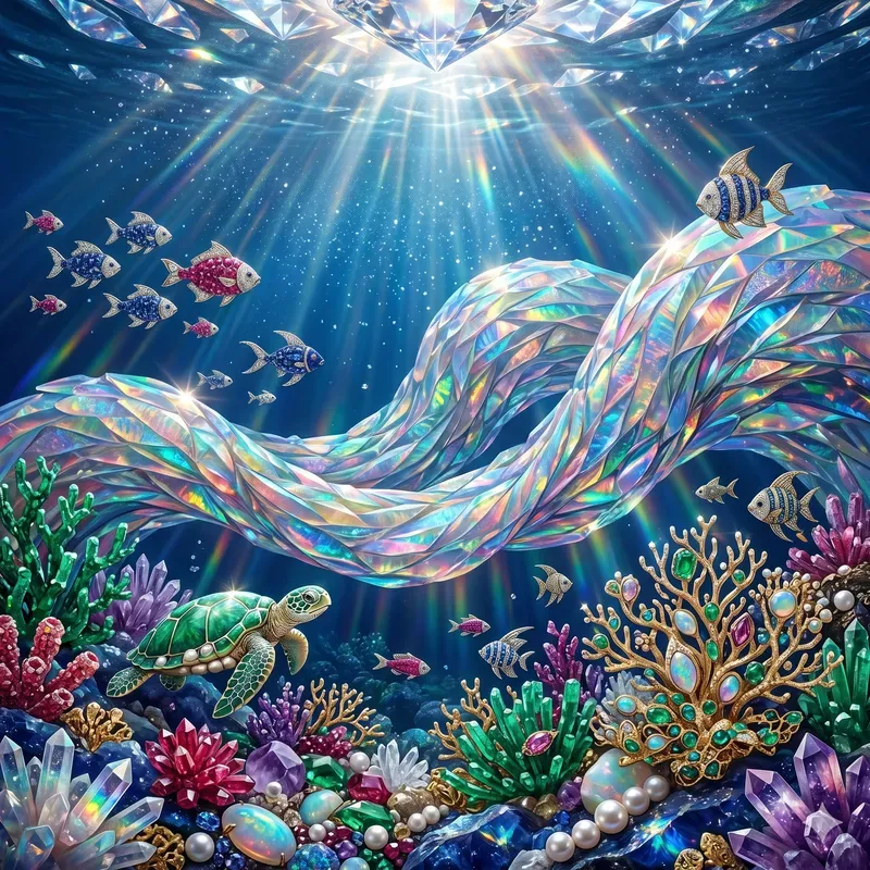 Oceans Forged From Precious Light