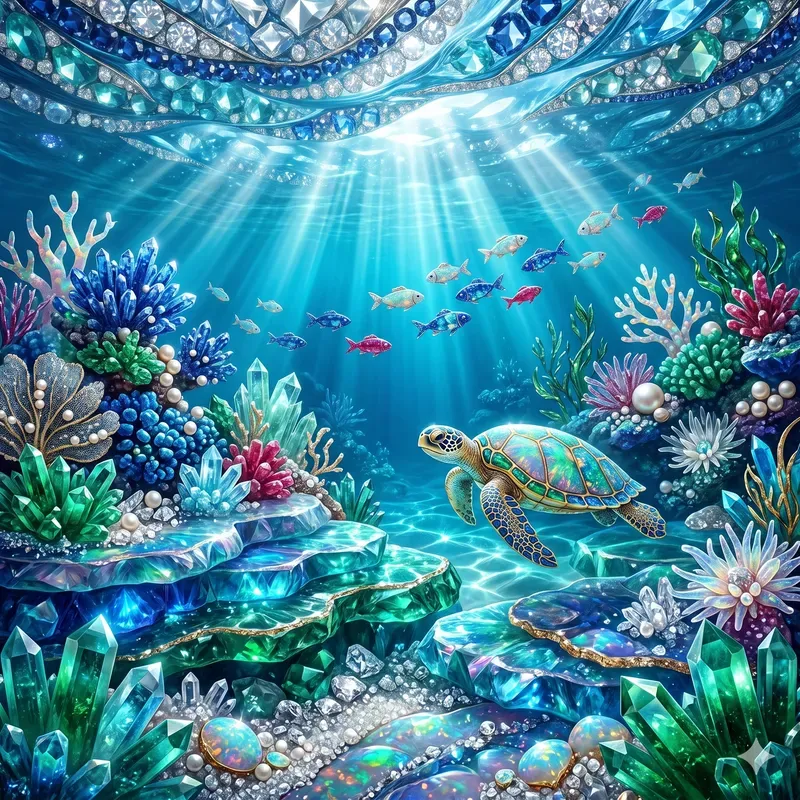 Oceans Forged From Precious Light