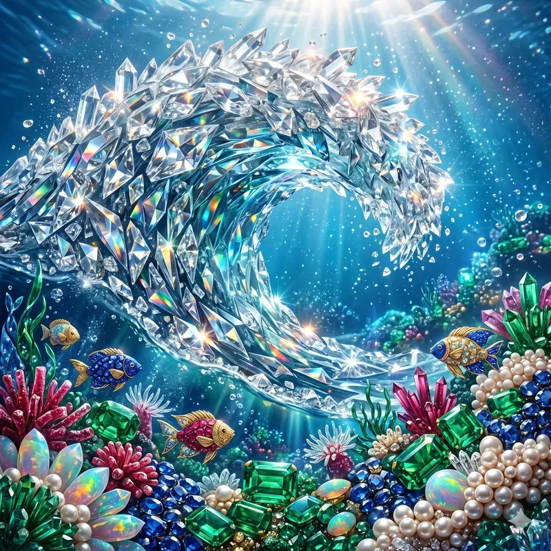 Oceans Forged From Precious Light