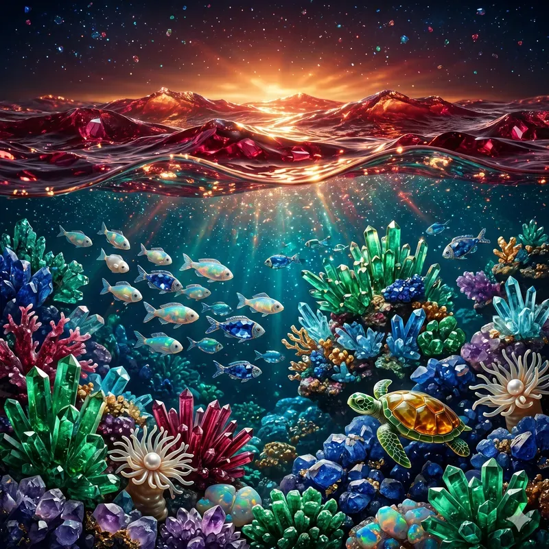 Oceans Forged From Precious Light