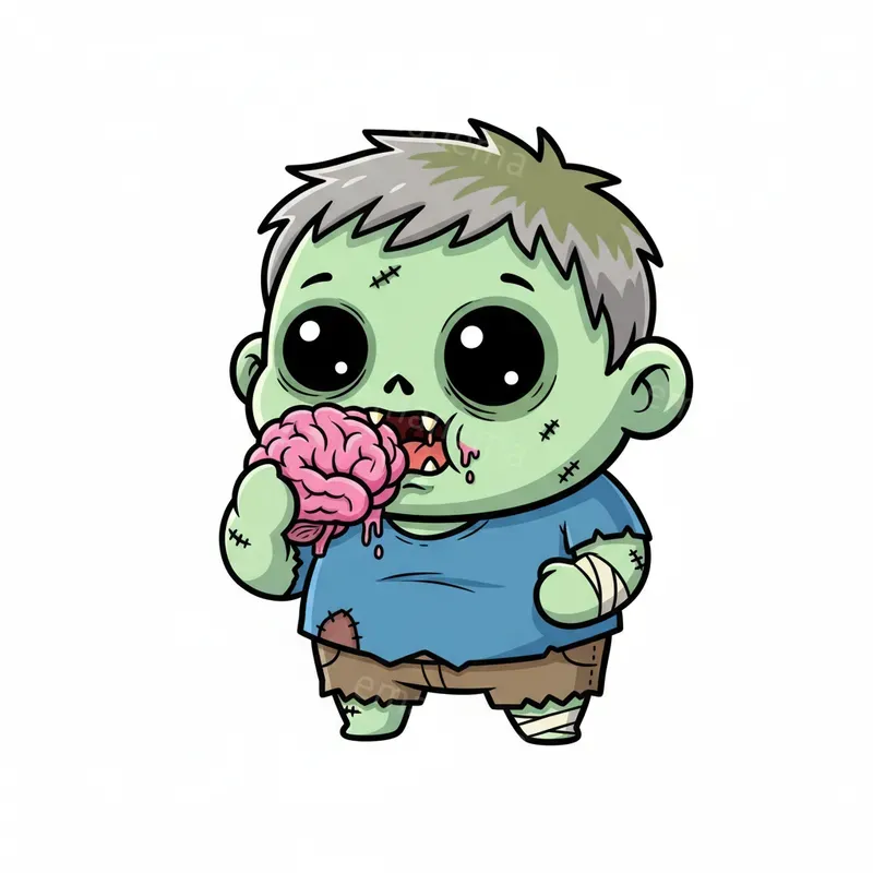 Spooky Chibi Style Illustrations