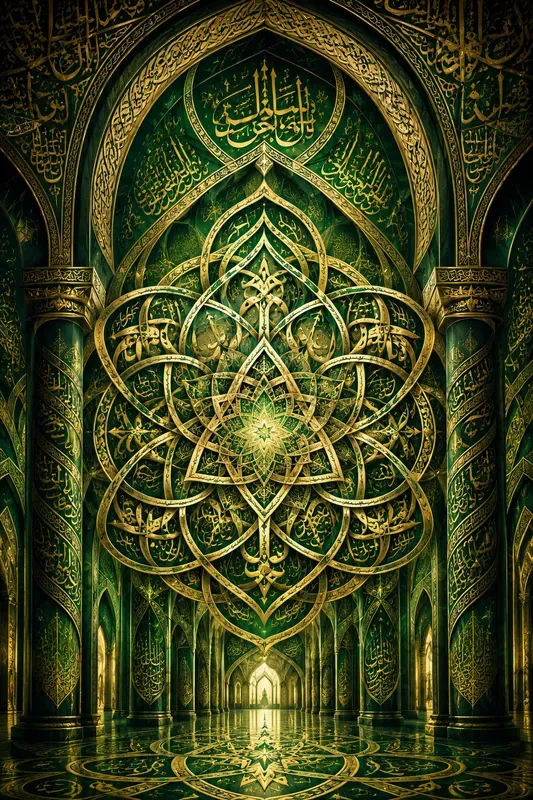 Arabic Calligraphy Tapestry Generator