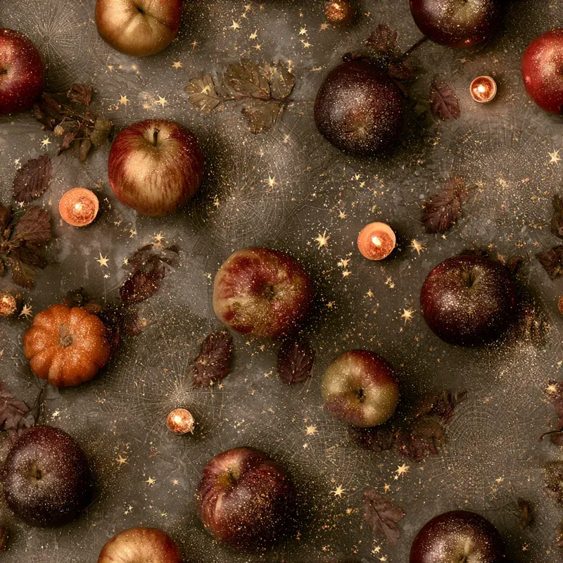 Dark Magical Autumn Seamless Pattern Gens