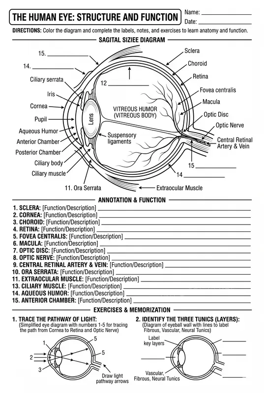 Anatomical Nursing Study Coloring Pages