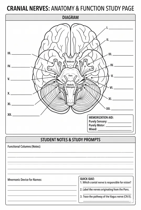 Anatomical Nursing Study Coloring Pages