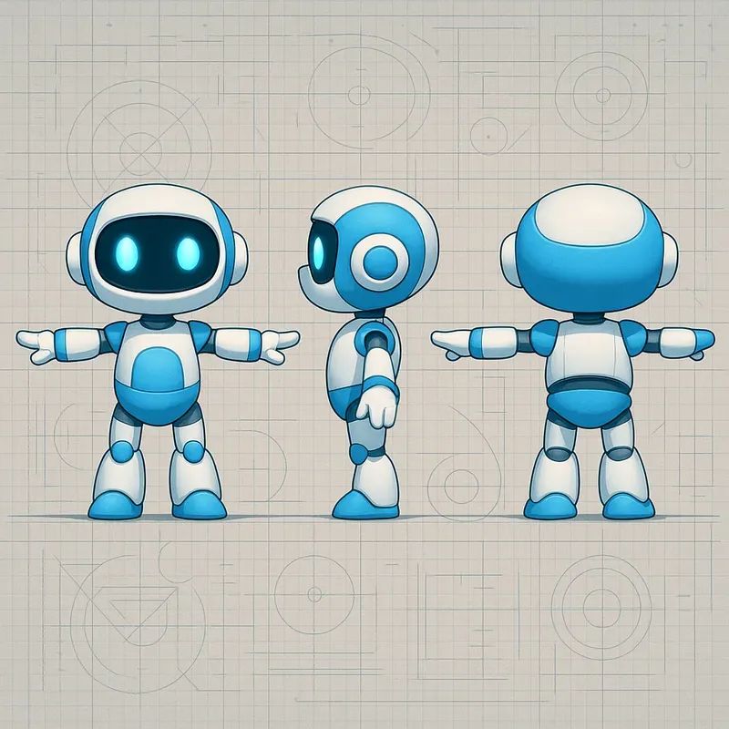 Orthographic Character Reference Sheets