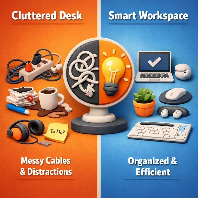 Split Concept Clay Infographic Style