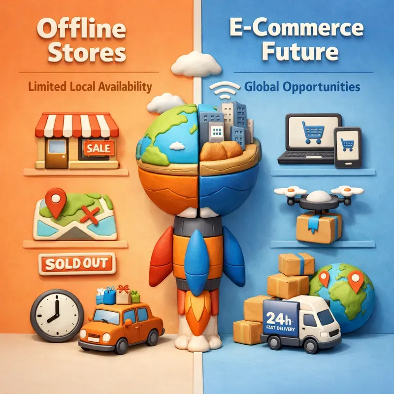 Split Concept Clay Infographic Style