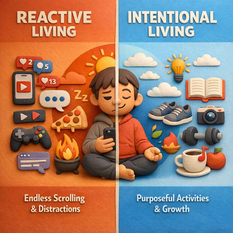 Split Concept Clay Infographic Style