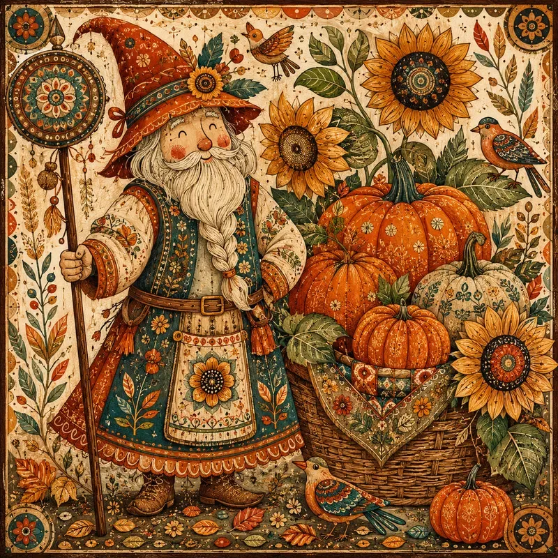 Colorful Folk Textile Stories