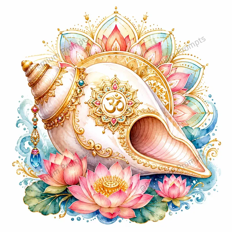 Hindu Deities And Religious Symbols Clipart