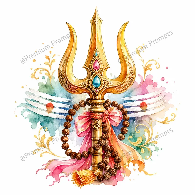 Hindu Deities And Religious Symbols Clipart