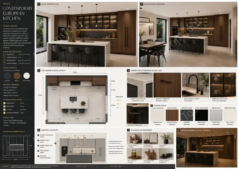 Interior Design Visual Bible Generator