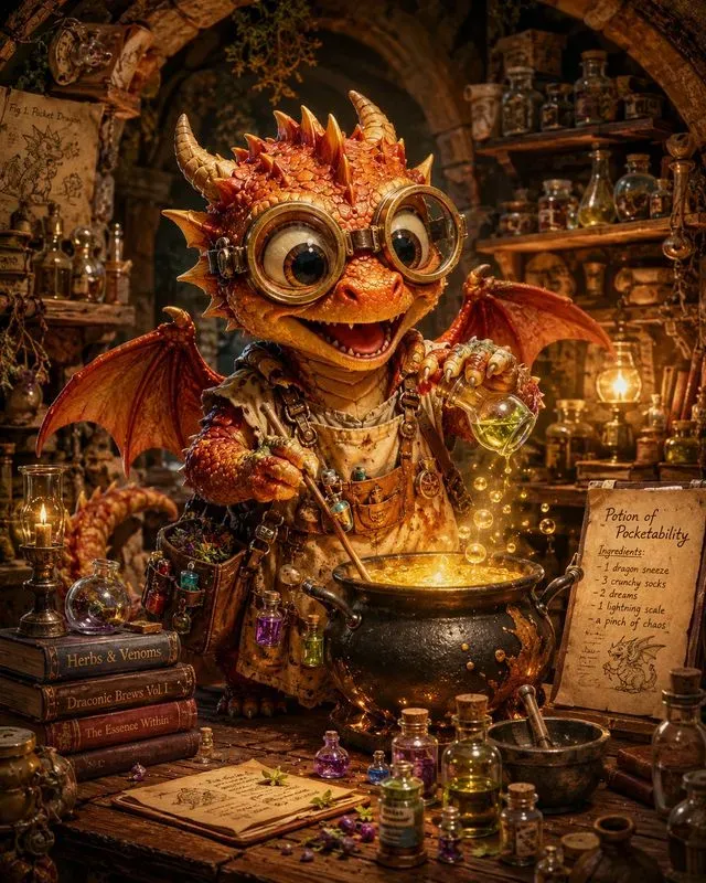Cute Fantasy Critter Jobs