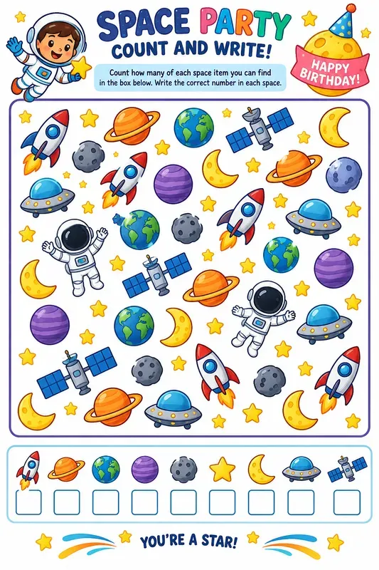 Kids Activity Worksheet Generator