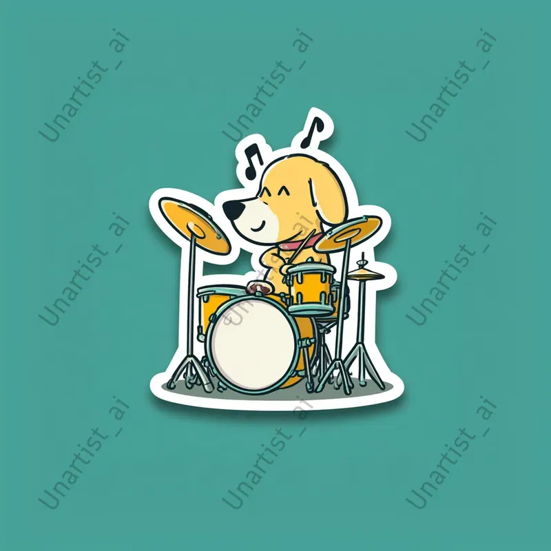 Cartoon Minimalist Sticker Designs