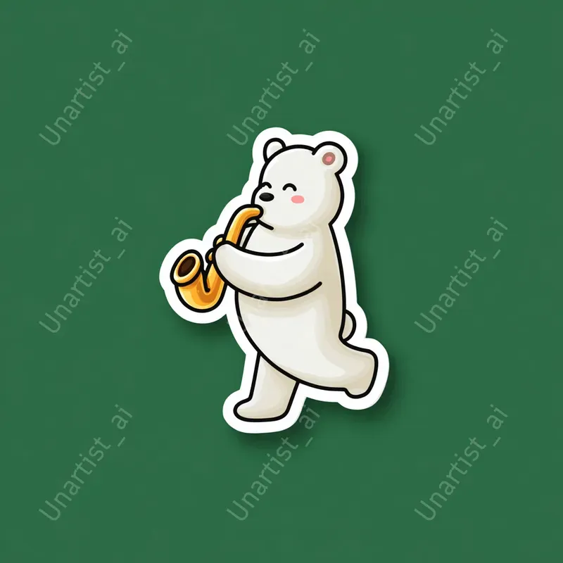 Cartoon Minimalist Sticker Designs