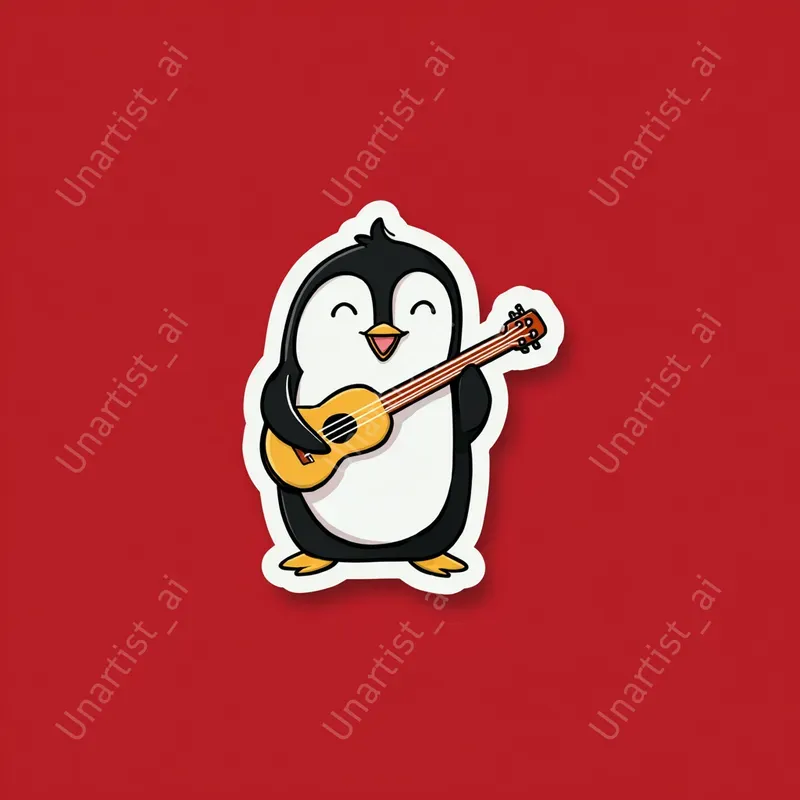Cartoon Minimalist Sticker Designs