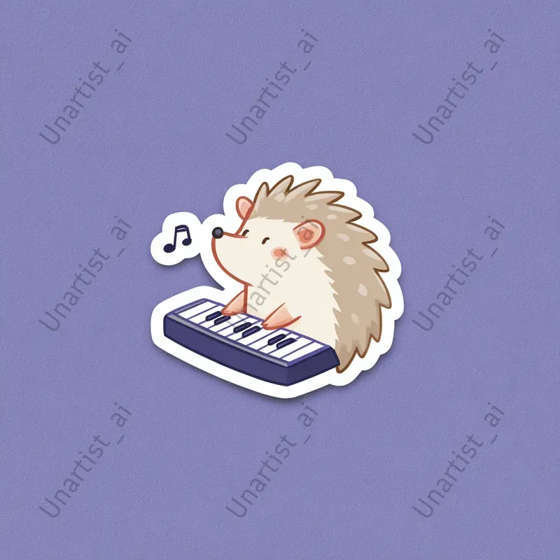 Cartoon Minimalist Sticker Designs