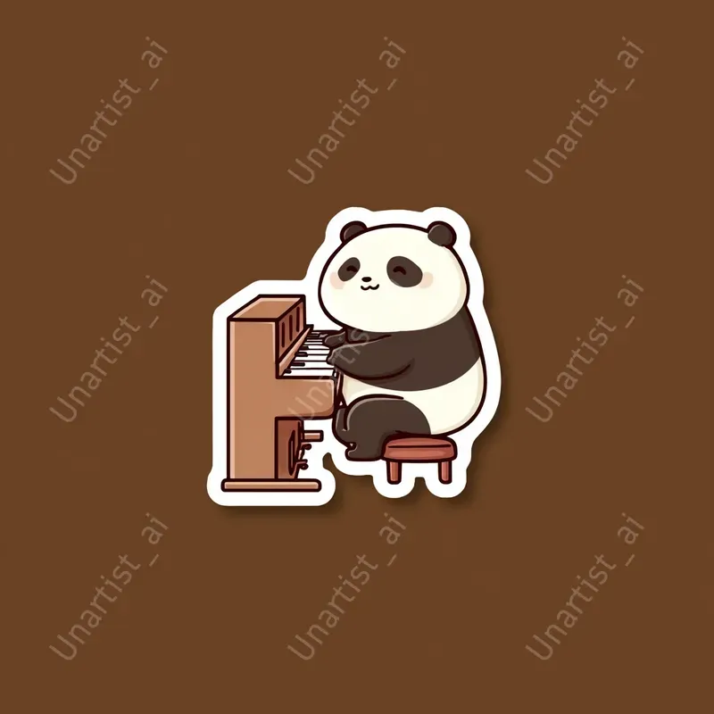 Cartoon Minimalist Sticker Designs