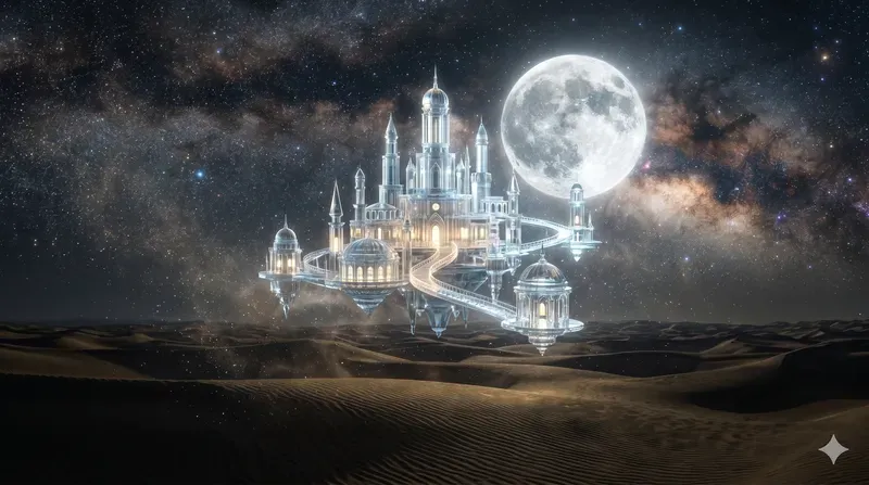 Floating Palaces In Desert Nights
