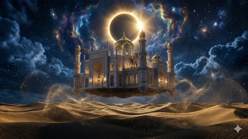 Floating Palaces In Desert Nights