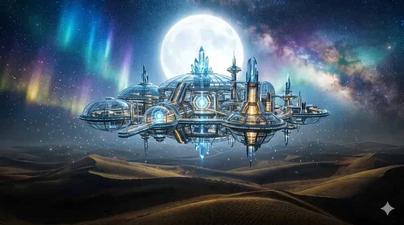 Floating Palaces In Desert Nights