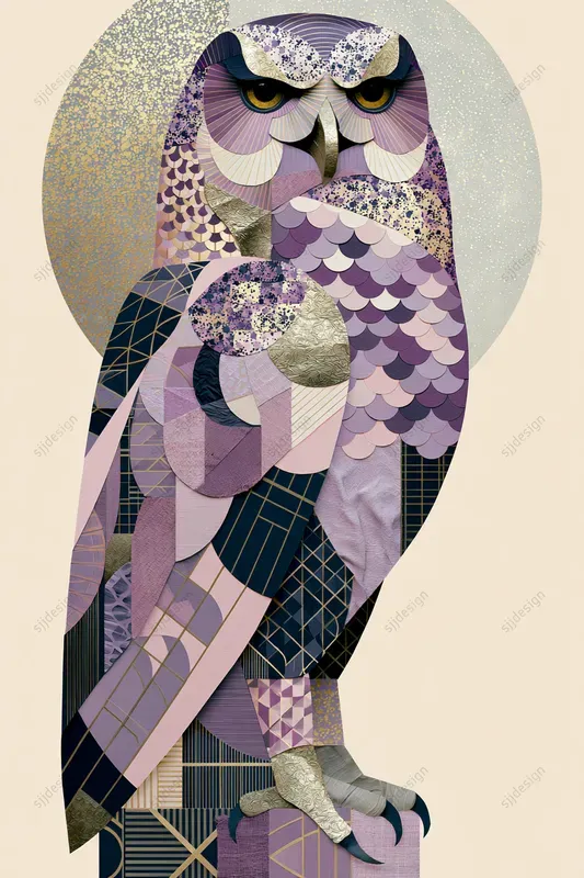 Opaline Deco Collage Geo Art