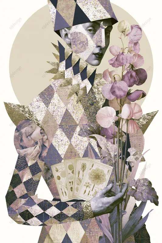 Opaline Deco Collage Geo Art