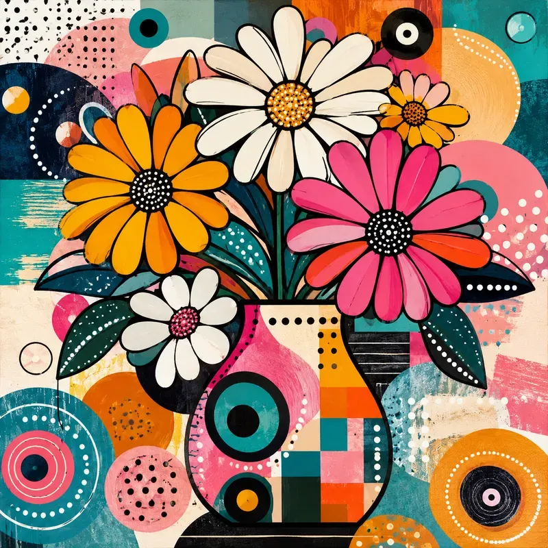 Abstract Pop Dot Fusions