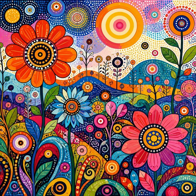 Abstract Pop Dot Fusions