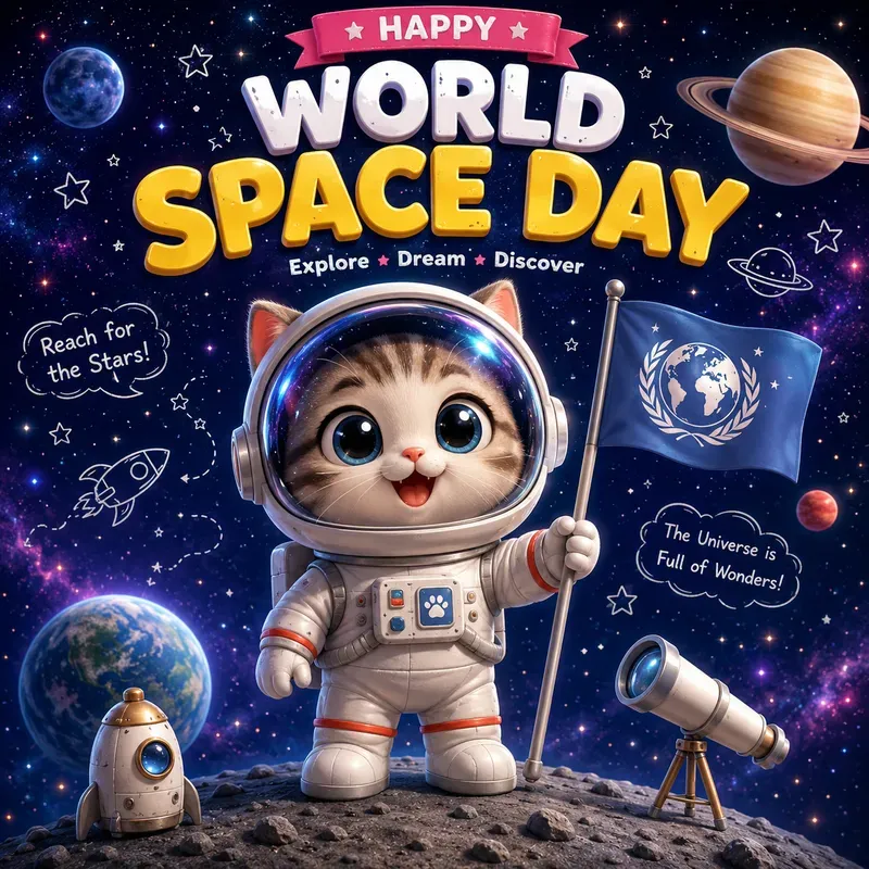 Cute 3D Celebration Posters