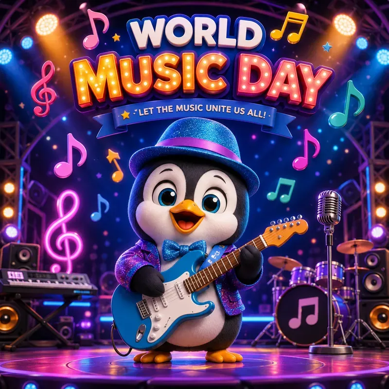 Cute 3D Celebration Posters