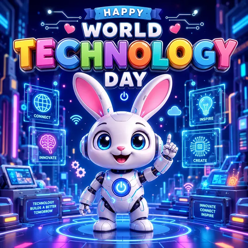 Cute 3D Celebration Posters