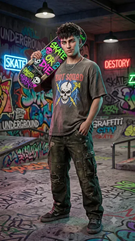 Consistent 3D Streetwear Fashion Icons